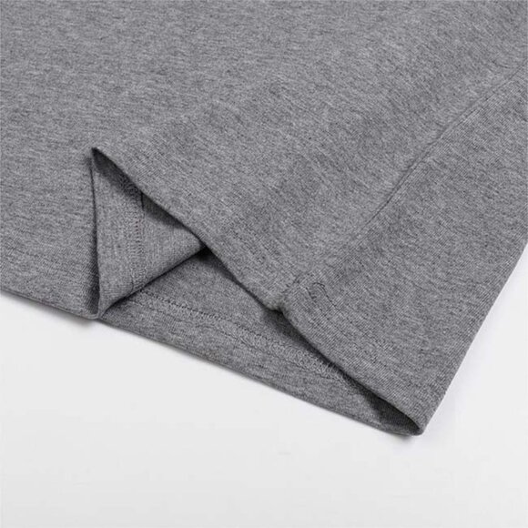 Ami Alexandre Mattiussi France Patch Logo Grey Tee Shirt - Picture 7 of 10